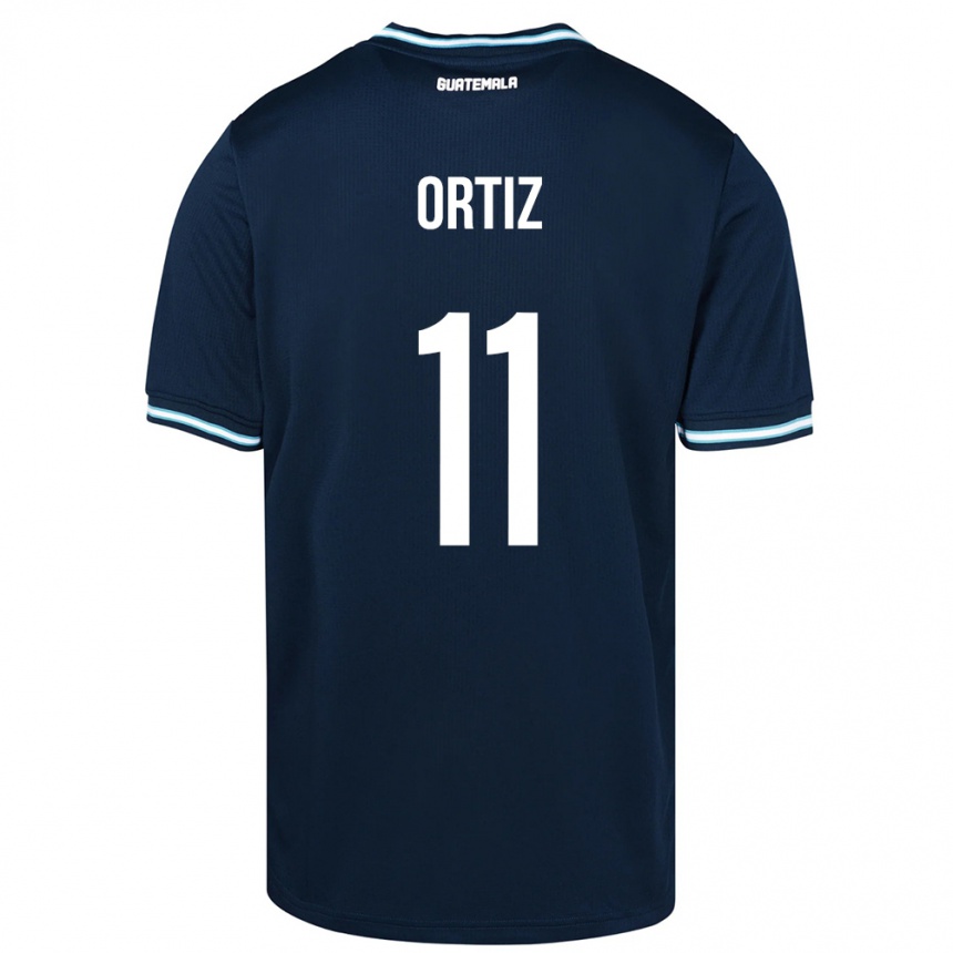 Vaikiškas Gvatemala Andersson Ortiz #11 Mėlyna Išvykos Marškinėliai 24-26 T-Shirt