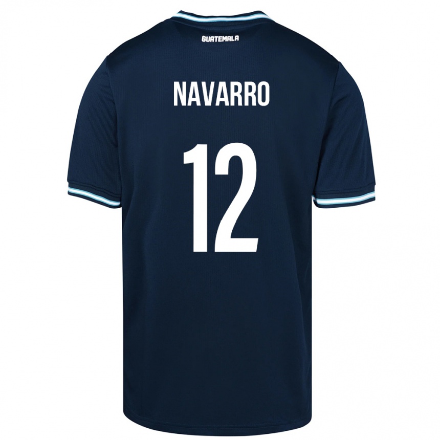 Vaikiškas Gvatemala Kenderson Navarro #12 Mėlyna Išvykos Marškinėliai 24-26 T-Shirt