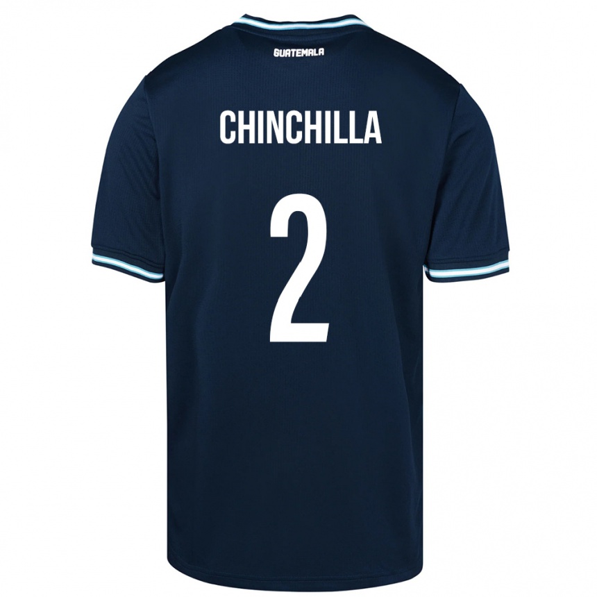 Vaikiškas Gvatemala Nicolás Chinchilla #2 Mėlyna Išvykos Marškinėliai 24-26 T-Shirt