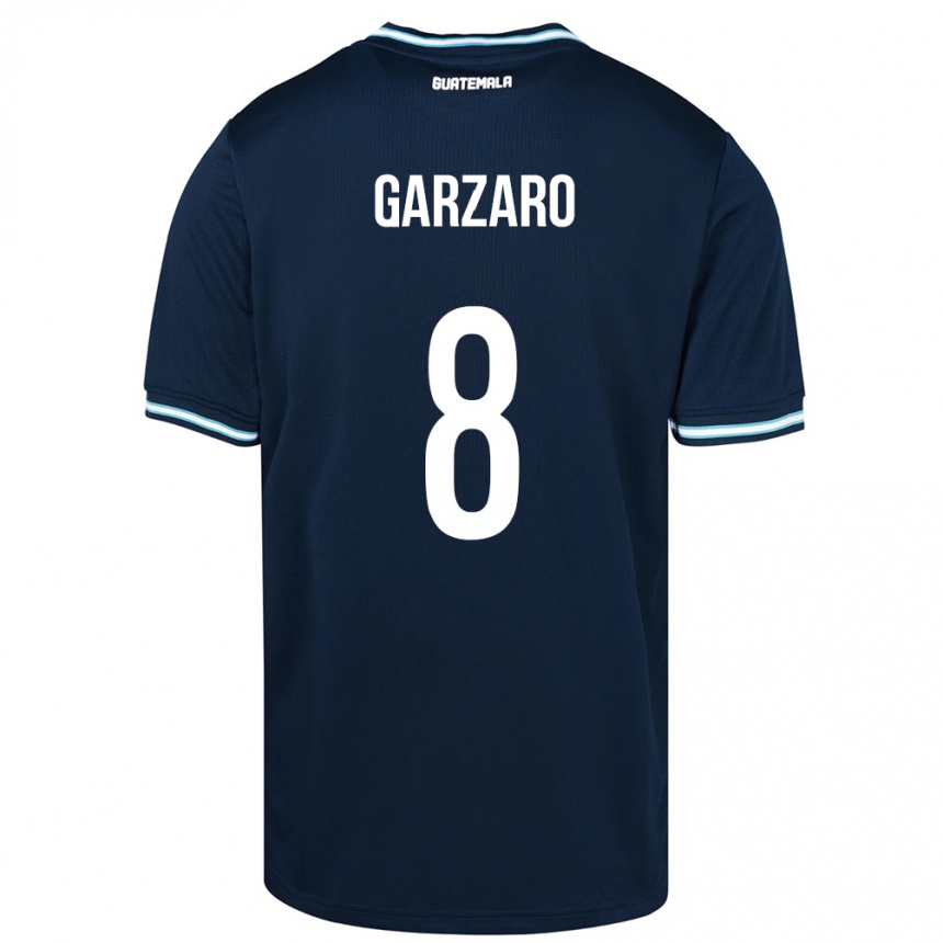 Vaikiškas Gvatemala Santiago Garzaro #8 Mėlyna Išvykos Marškinėliai 24-26 T-Shirt