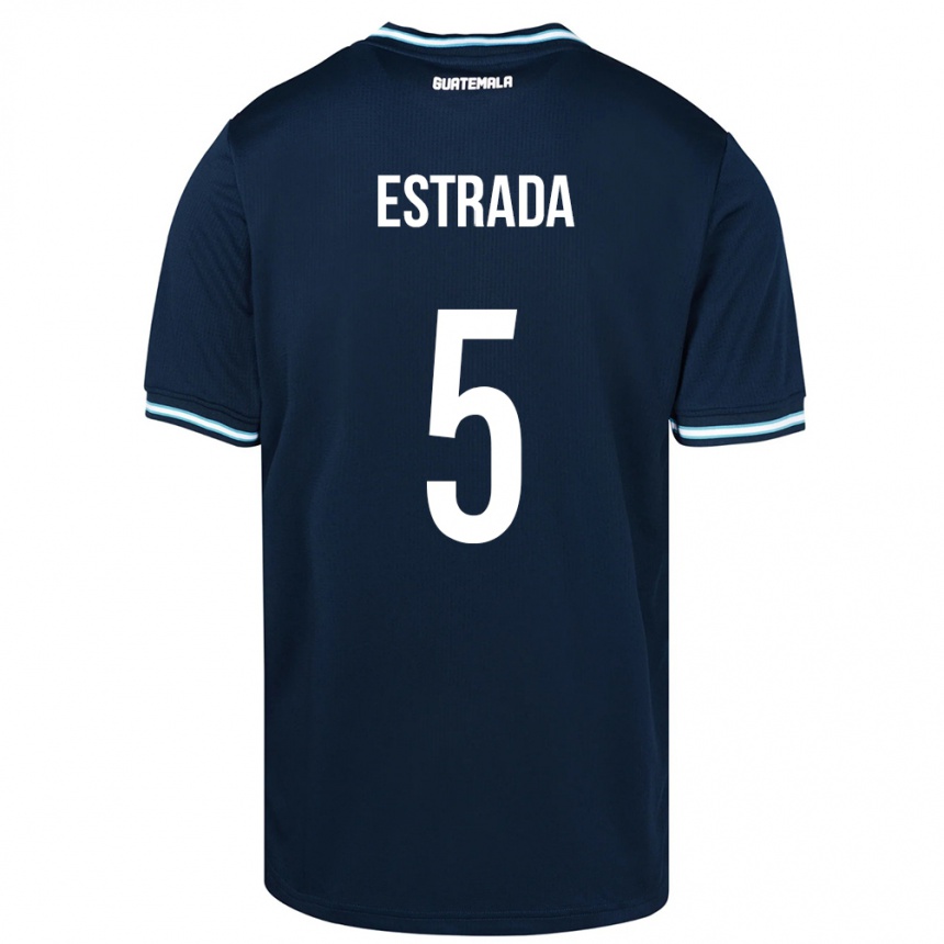 Vaikiškas Gvatemala Elizabeth Estrada #5 Mėlyna Išvykos Marškinėliai 24-26 T-Shirt