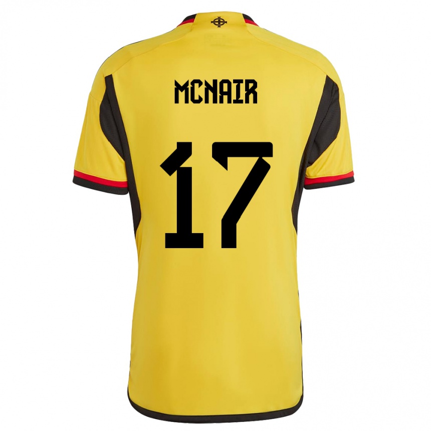 Vaikiškas Šiaurės Airija Paddy Mcnair #17 Baltas Išvykos Marškinėliai 24-26 T-Shirt