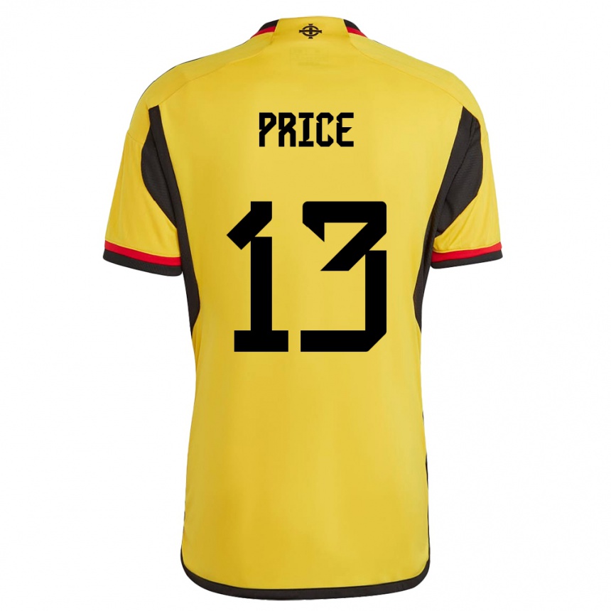 Vaikiškas Šiaurės Airija Isaac Price #13 Baltas Išvykos Marškinėliai 24-26 T-Shirt