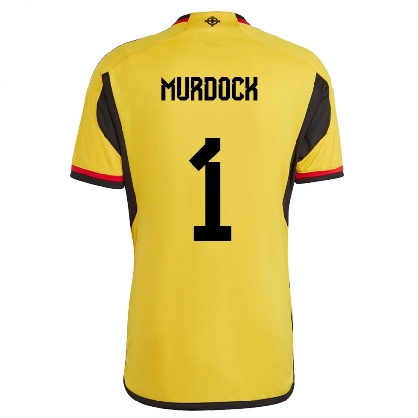 Vaikiškas Šiaurės Airija Will Murdock #1 Baltas Išvykos Marškinėliai 24-26 T-Shirt