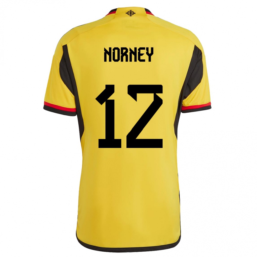 Vaikiškas Šiaurės Airija Rachael Norney #12 Baltas Išvykos Marškinėliai 24-26 T-Shirt