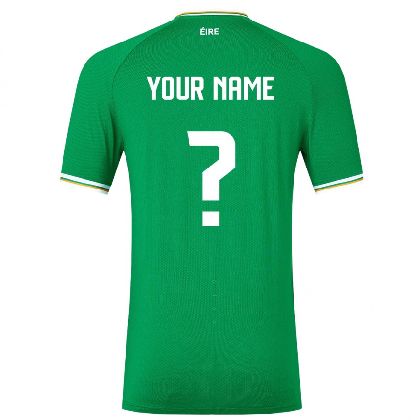 Vyrai Airijos Sala Jūsų Vardas #0 Žalias Namų Marškinėliai 24-26 T-Shirt