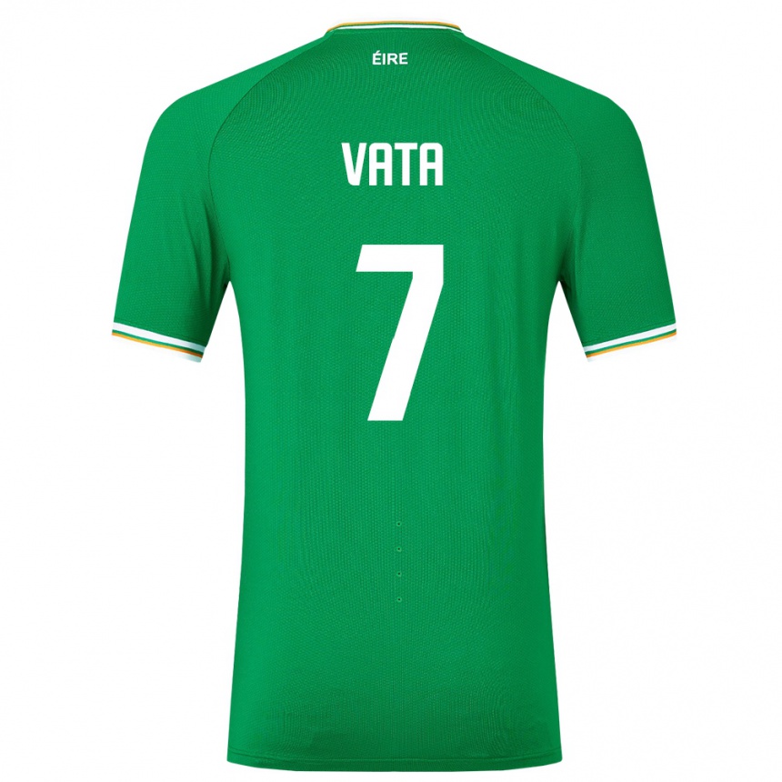 Vyrai Airijos Sala Rocco Vata #7 Žalias Namų Marškinėliai 24-26 T-Shirt