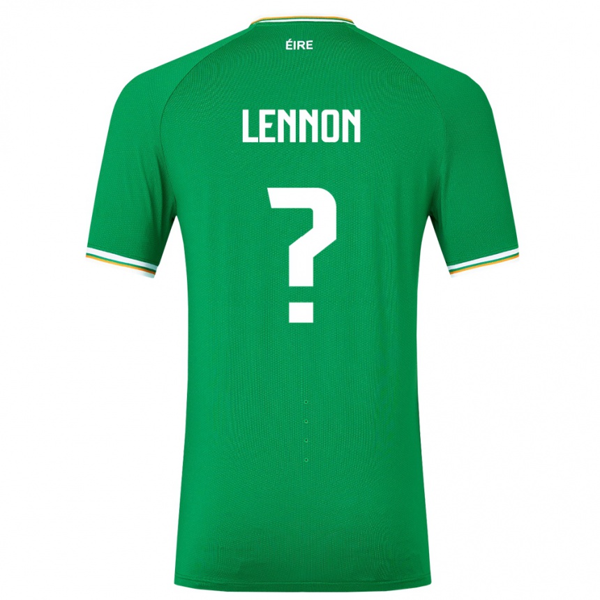 Vyrai Airijos Sala Adam Lennon #0 Žalias Namų Marškinėliai 24-26 T-Shirt