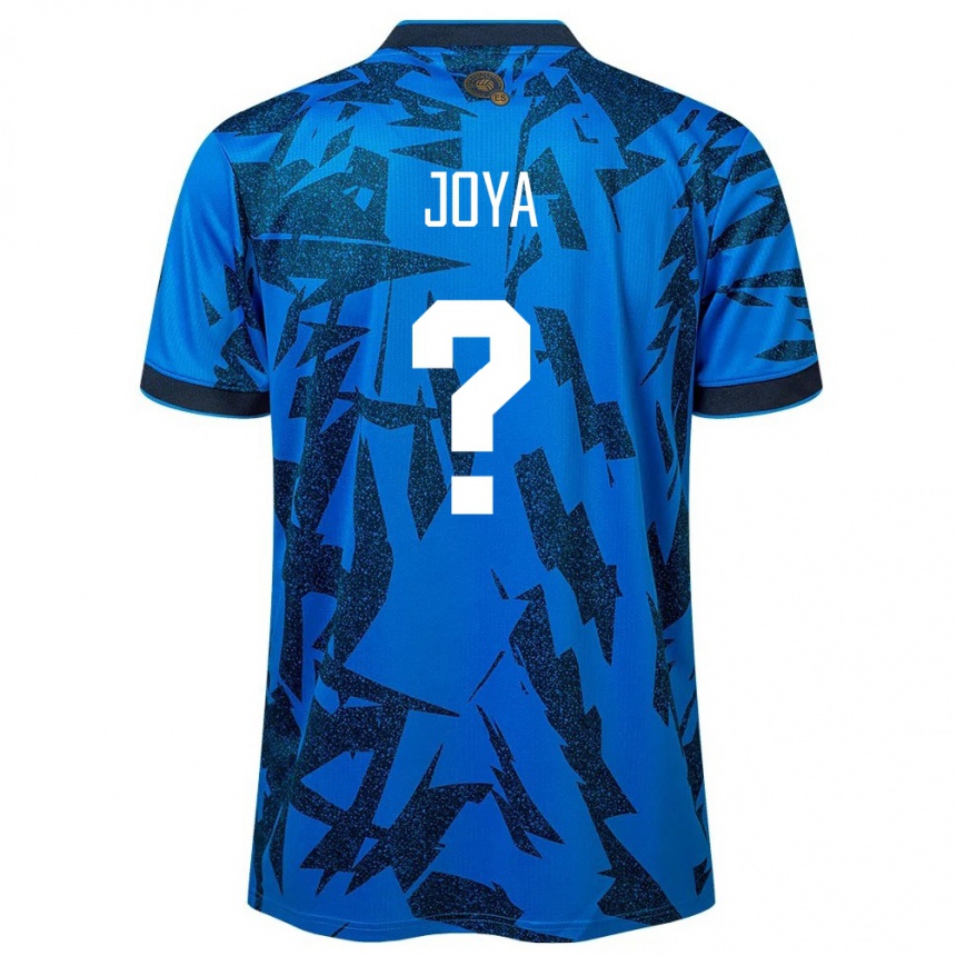 Vyrai Salvadoras Marlon Joya #0 Mėlyna Namų Marškinėliai 24-26 T-Shirt