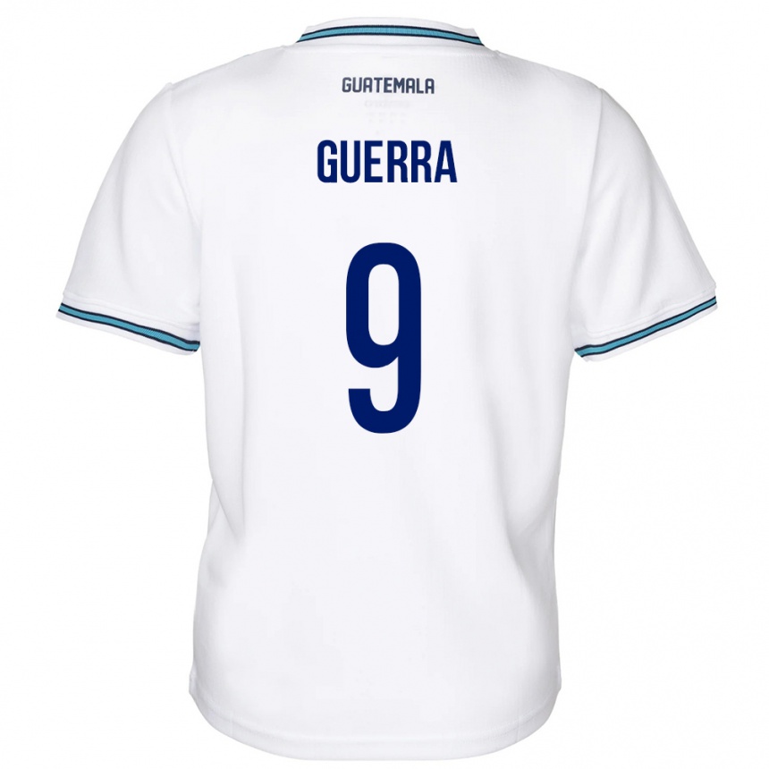 Vyrai Gvatemala Oseas Guerra #9 Baltas Namų Marškinėliai 24-26 T-Shirt