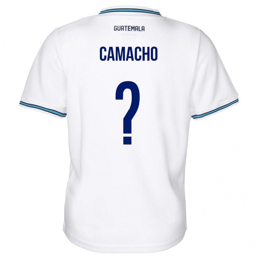 Vyrai Gvatemala Samuel Camacho #0 Baltas Namų Marškinėliai 24-26 T-Shirt