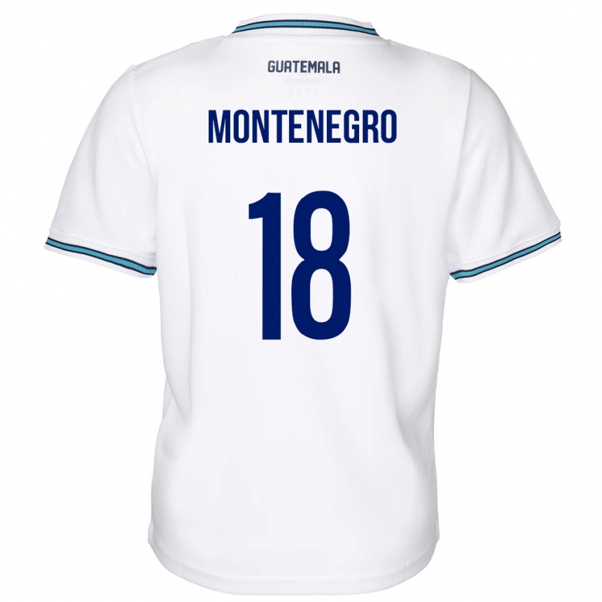 Vyrai Gvatemala Vivian Montenegro #18 Baltas Namų Marškinėliai 24-26 T-Shirt
