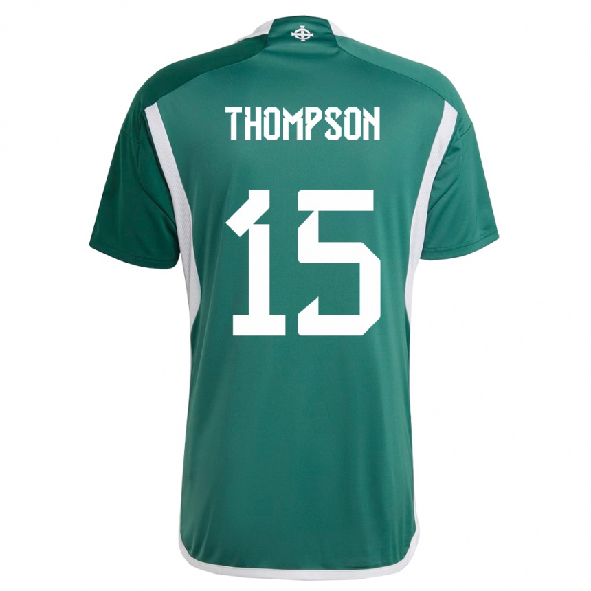 Vyrai Šiaurės Airija Jordan Thompson #15 Žalias Namų Marškinėliai 24-26 T-Shirt