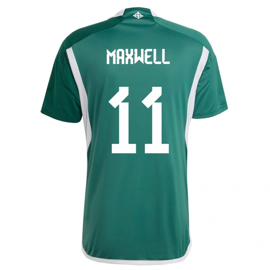 Vyrai Šiaurės Airija Danielle Maxwell #11 Žalias Namų Marškinėliai 24-26 T-Shirt