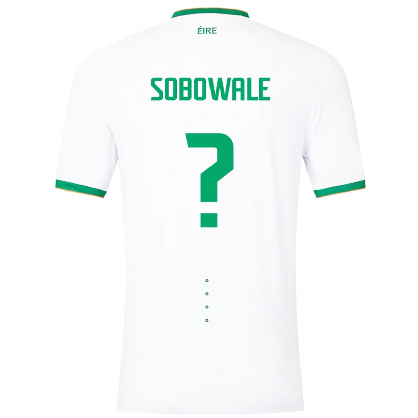 Vyrai Airijos Sala Timi Sobowale #0 Baltas Išvykos Marškinėliai 24-26 T-Shirt