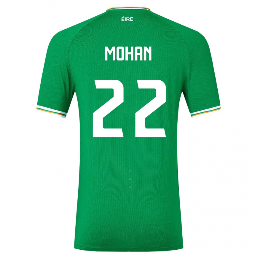 Moteriškas Airijos Sala Stephen Mohan #22 Žalias Namų Marškinėliai 24-26 T-Shirt