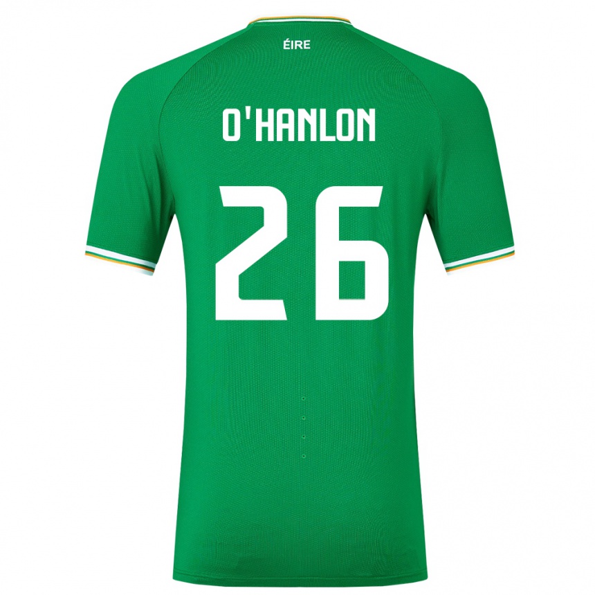 Moteriškas Airijos Sala Tara O'hanlon #26 Žalias Namų Marškinėliai 24-26 T-Shirt