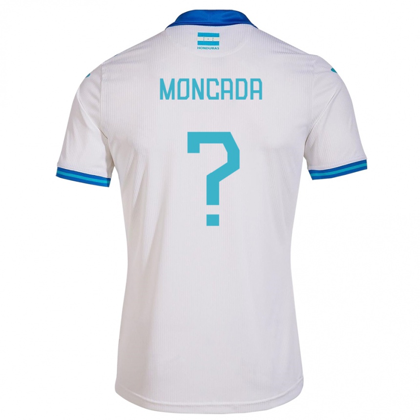 Moteriškas Hondūras Linda Moncada #0 Baltas Namų Marškinėliai 24-26 T-Shirt