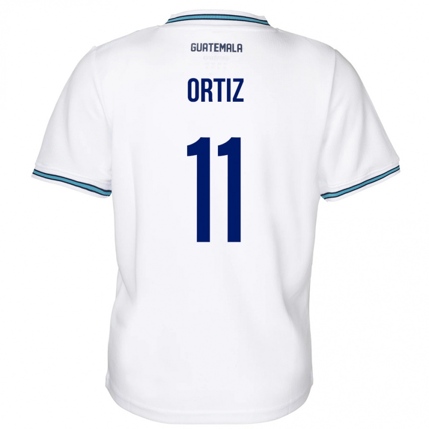 Moteriškas Gvatemala Andersson Ortiz #11 Baltas Namų Marškinėliai 24-26 T-Shirt