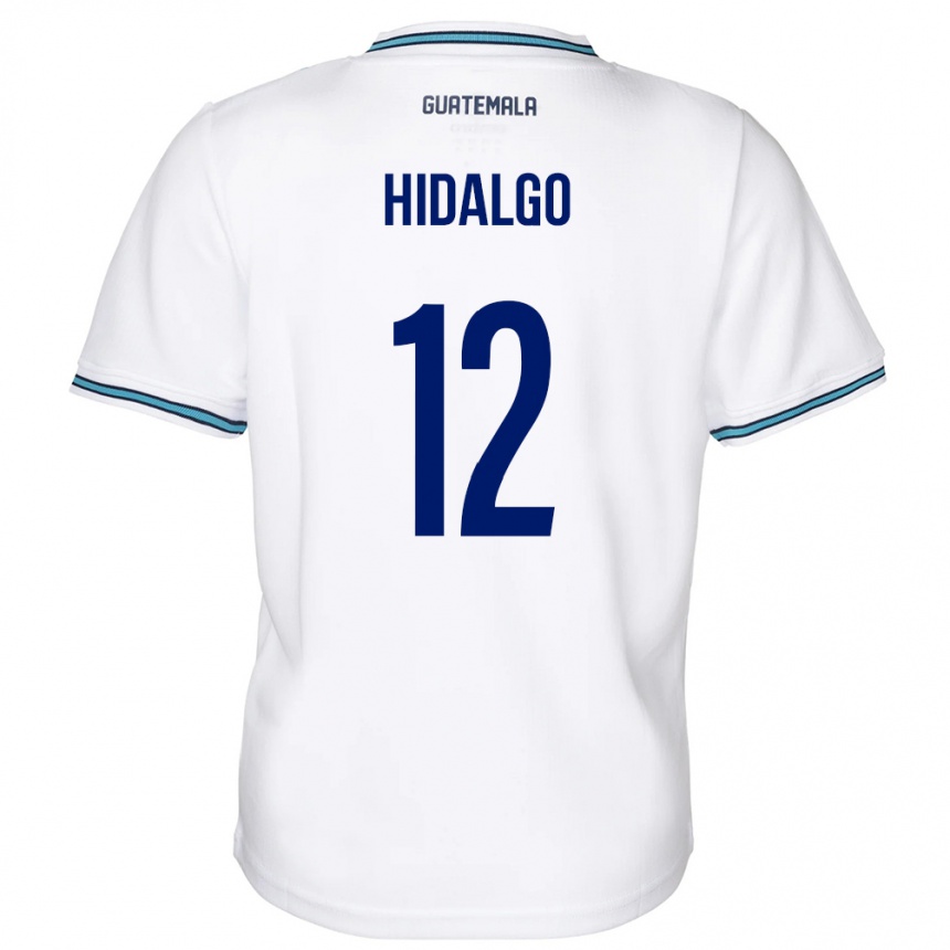 Moteriškas Gvatemala Angie Hidalgo #12 Baltas Namų Marškinėliai 24-26 T-Shirt