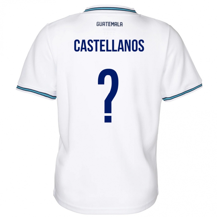 Moteriškas Gvatemala Jezmin Castellanos #0 Baltas Namų Marškinėliai 24-26 T-Shirt