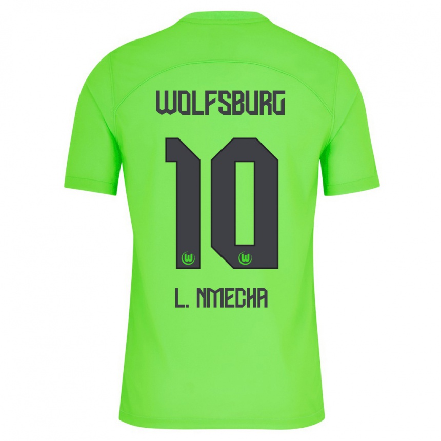 Vaikiškas Lukas Nmecha #10 Žalias Namų Marškinėliai 2023/24 T-Shirt