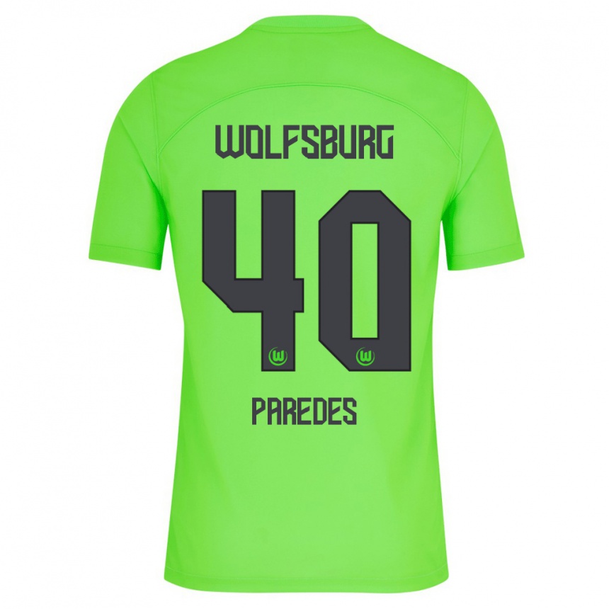 Vaikiškas Kevin Paredes #40 Žalias Namų Marškinėliai 2023/24 T-Shirt