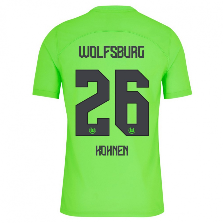 Vaikiškas Ben Kohnen #26 Žalias Namų Marškinėliai 2023/24 T-Shirt