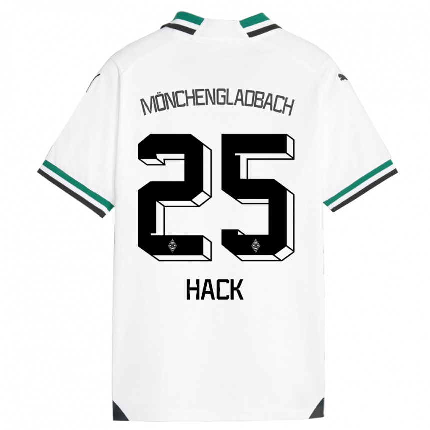 Vaikiškas Robin Hack #25 Balta Žalia Namų Marškinėliai 2023/24 T-Shirt