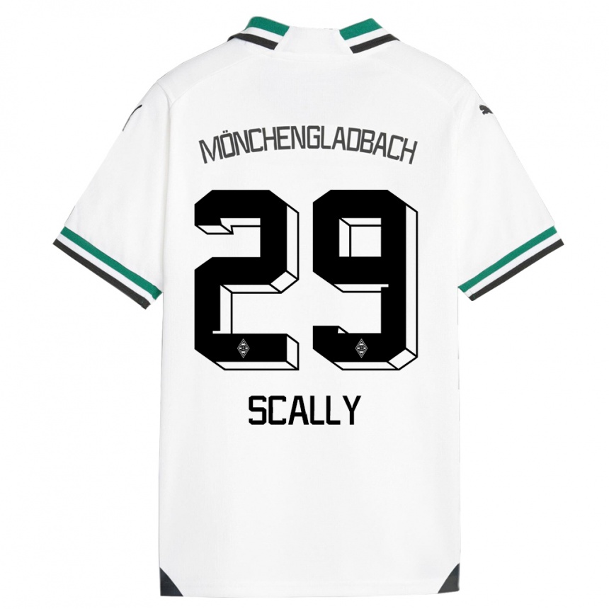 Vaikiškas Joe Scally #29 Balta Žalia Namų Marškinėliai 2023/24 T-Shirt