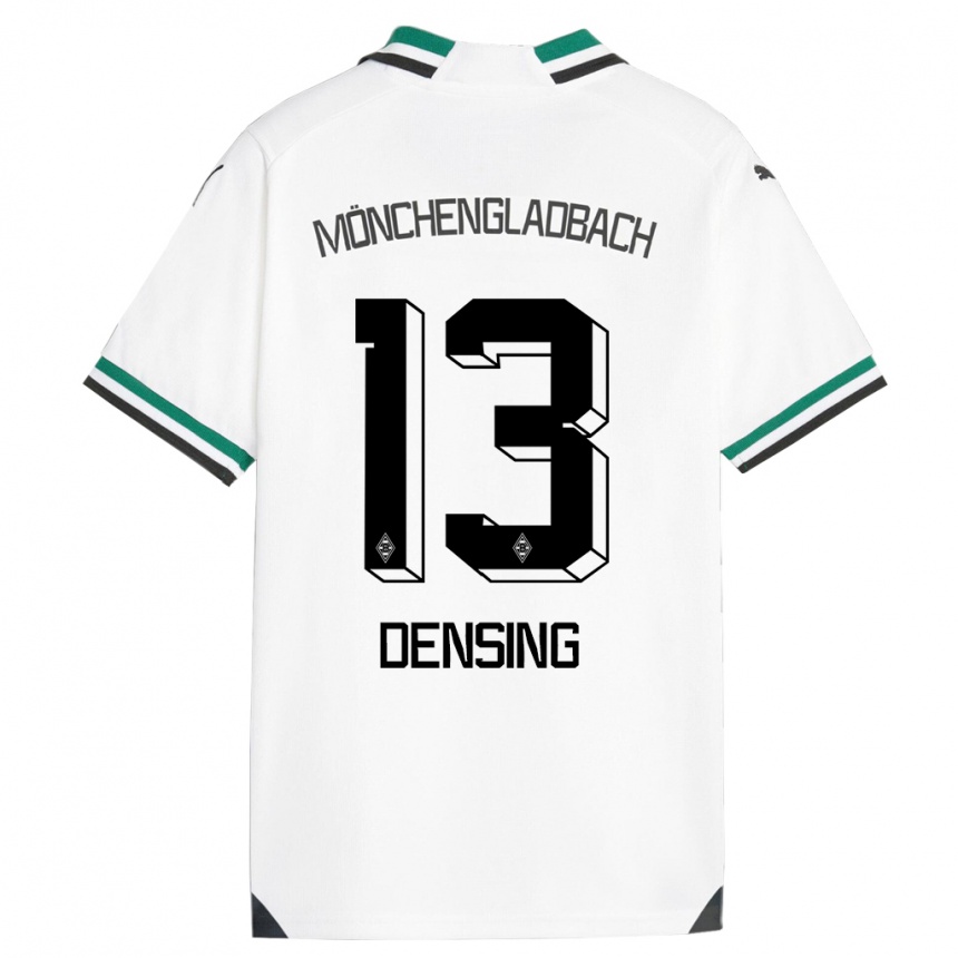 Vaikiškas Kyra Densing #13 Balta Žalia Namų Marškinėliai 2023/24 T-Shirt