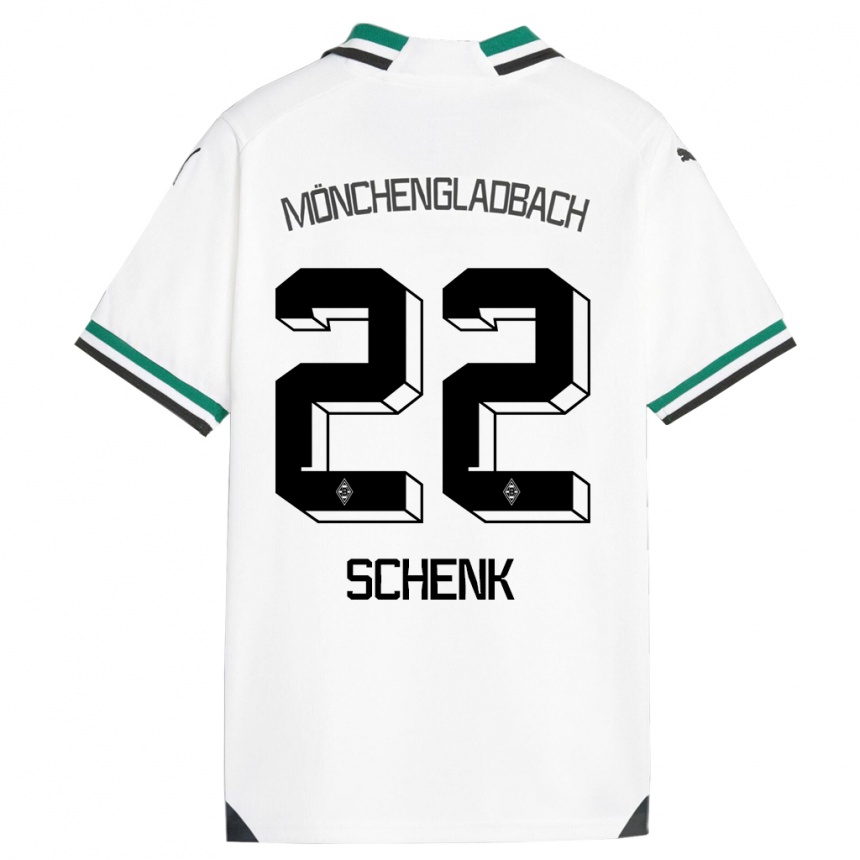 Vaikiškas Isabel Schenk #22 Balta Žalia Namų Marškinėliai 2023/24 T-Shirt