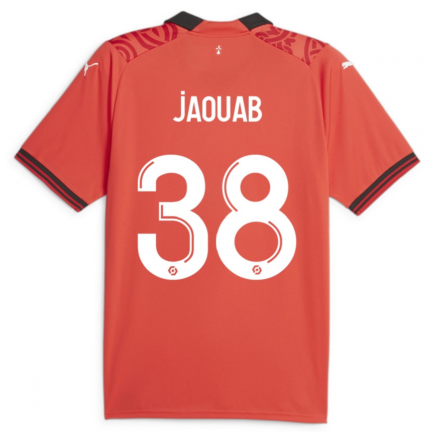 Vaikiškas Mohamed Jaouab #38 Raudona Namų Marškinėliai 2023/24 T-Shirt