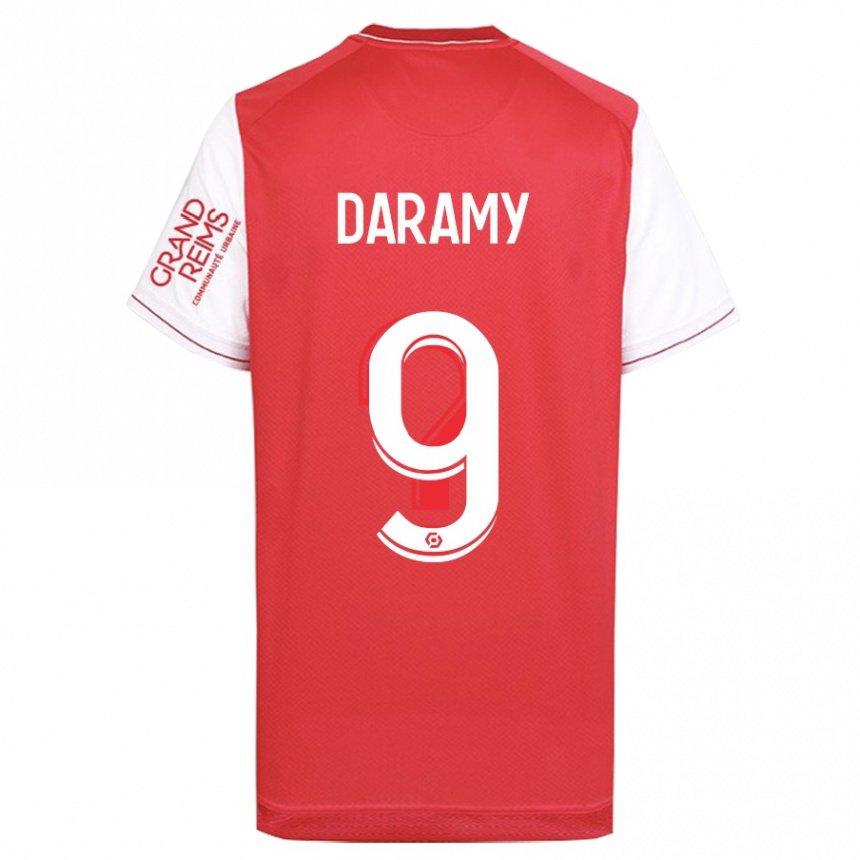 Vaikiškas Mohamed Daramy #9 Raudona Namų Marškinėliai 2023/24 T-Shirt