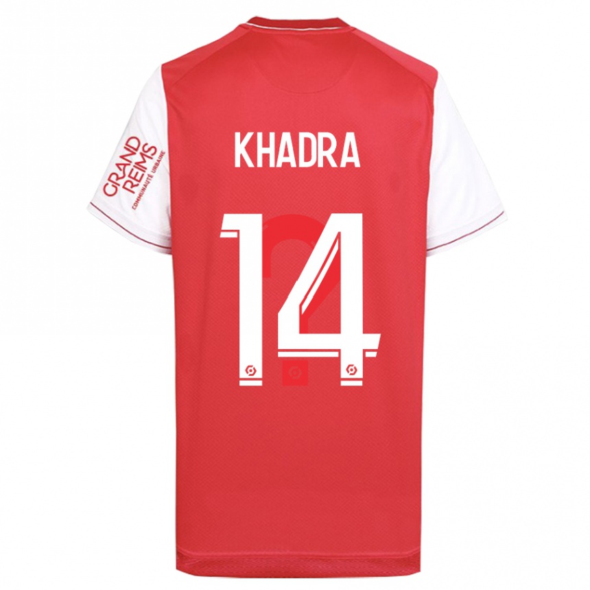 Vaikiškas Reda Khadra #14 Raudona Namų Marškinėliai 2023/24 T-Shirt