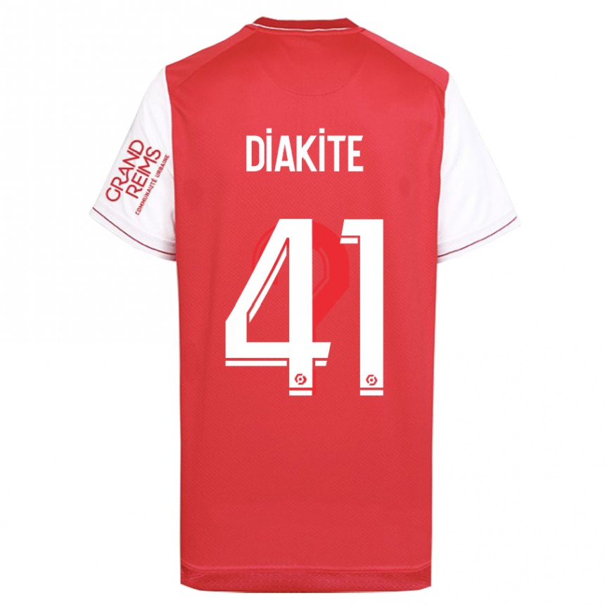 Vaikiškas Ibrahim Diakité #41 Raudona Namų Marškinėliai 2023/24 T-Shirt