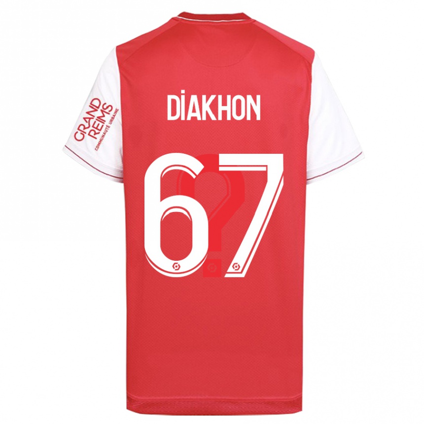 Vaikiškas Mamadou Diakhon #67 Raudona Namų Marškinėliai 2023/24 T-Shirt