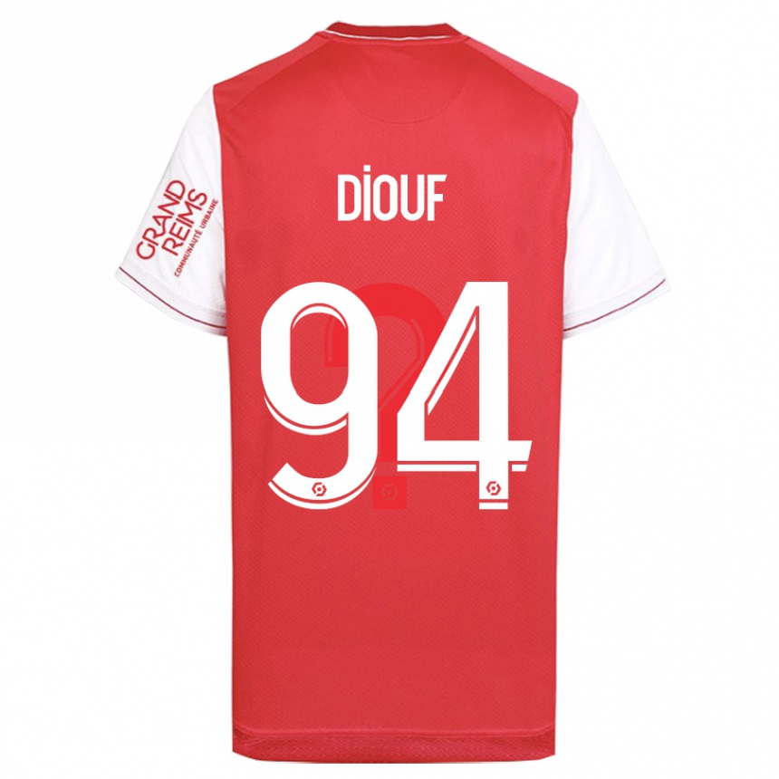 Vaikiškas Yehvann Diouf #94 Raudona Namų Marškinėliai 2023/24 T-Shirt