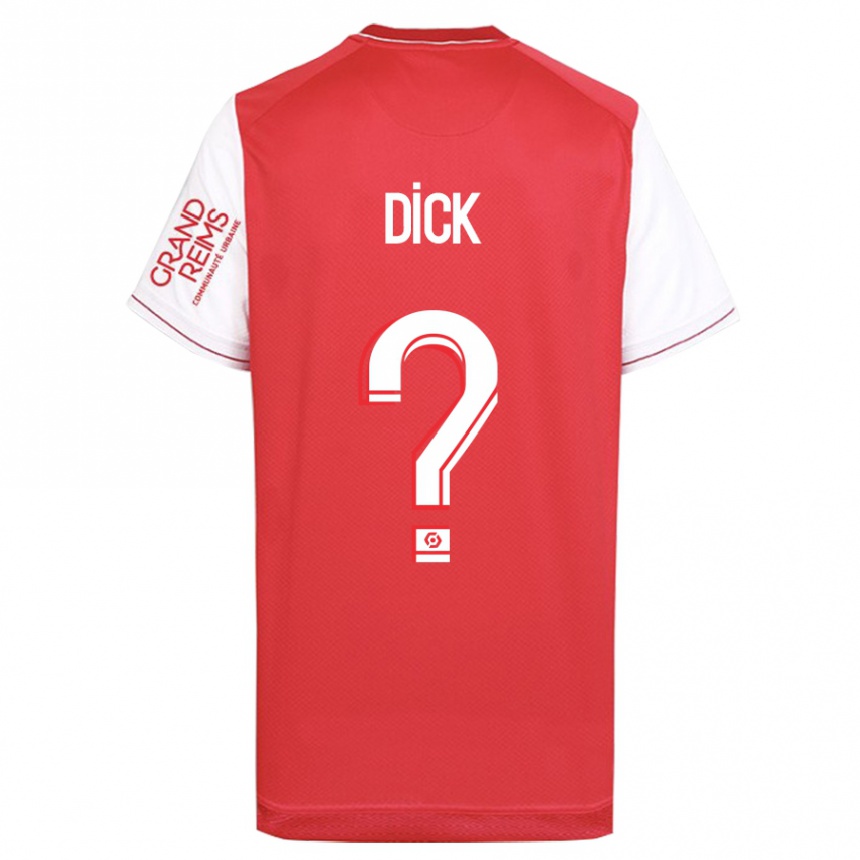 Vaikiškas Livingstone Dick #0 Raudona Namų Marškinėliai 2023/24 T-Shirt