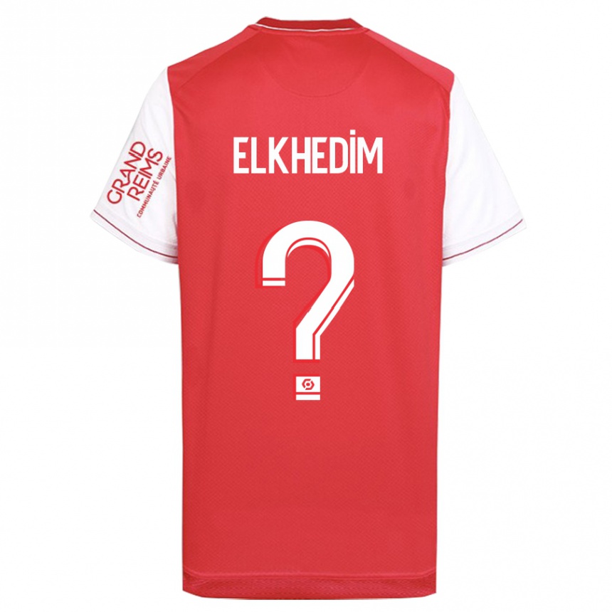 Vaikiškas Abdenoor Elkhedim #0 Raudona Namų Marškinėliai 2023/24 T-Shirt