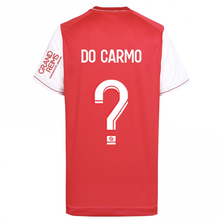 Vaikiškas Sophian Do Carmo #0 Raudona Namų Marškinėliai 2023/24 T-Shirt