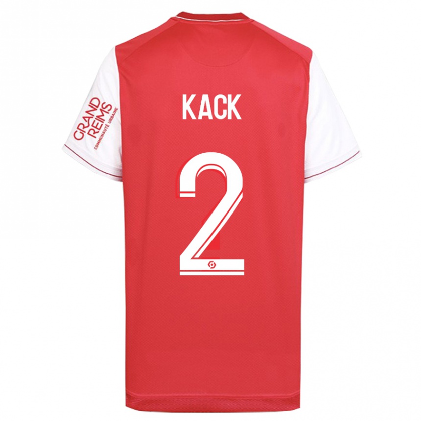 Vaikiškas Mathilde Kack #2 Raudona Namų Marškinėliai 2023/24 T-Shirt