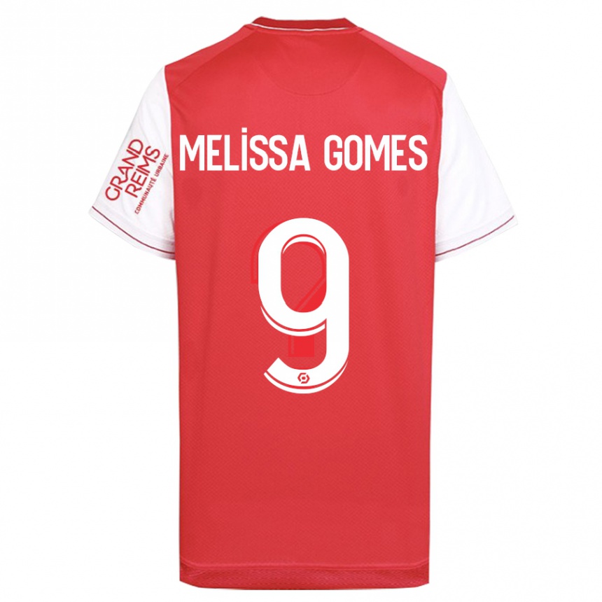 Vaikiškas Melissa Ferreira Gomes #9 Raudona Namų Marškinėliai 2023/24 T-Shirt