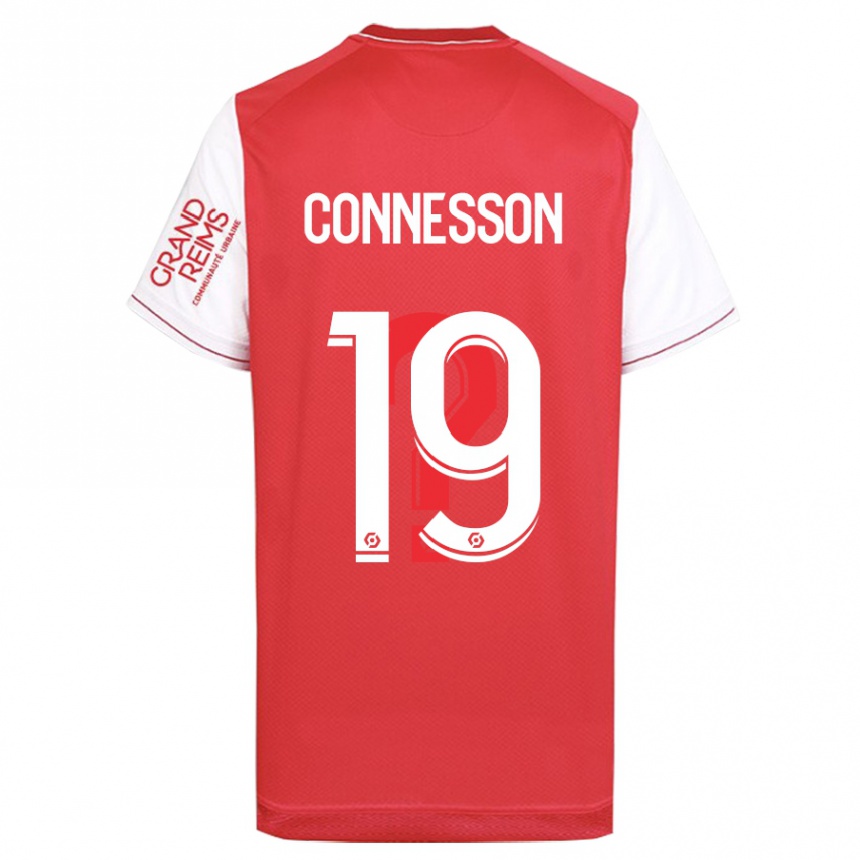 Vaikiškas Adele Connesson #19 Raudona Namų Marškinėliai 2023/24 T-Shirt