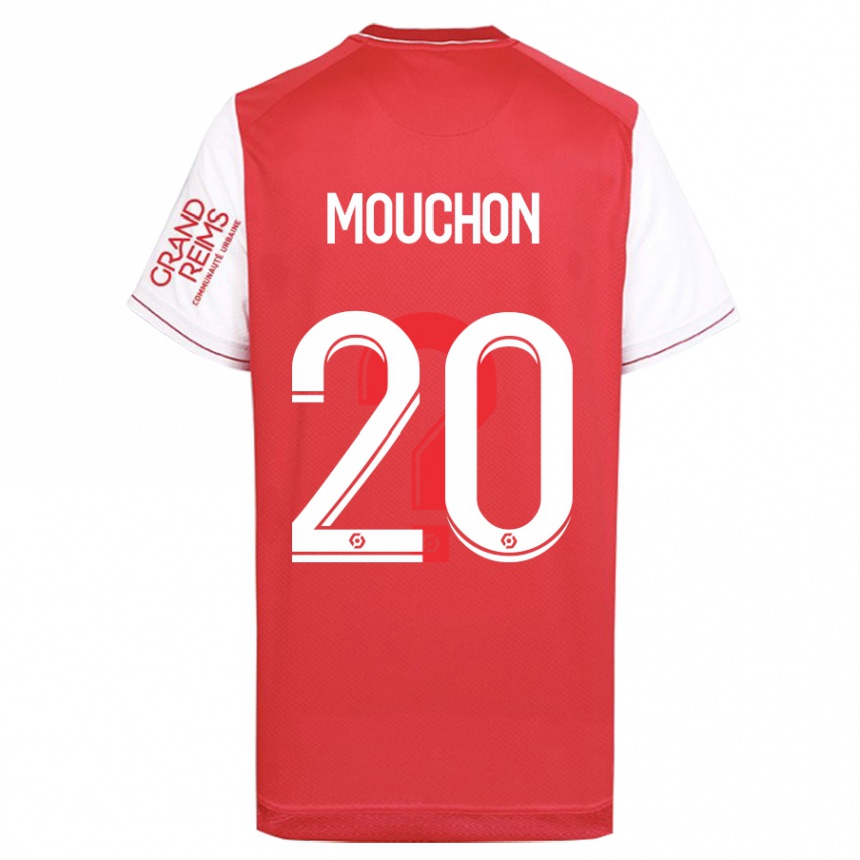 Vaikiškas Noemie Mouchon #20 Raudona Namų Marškinėliai 2023/24 T-Shirt