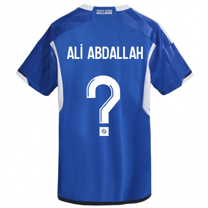 Vaikiškas Aboubacar Ali Abdallah #0 Mėlyna Namų Marškinėliai 2023/24 T-Shirt