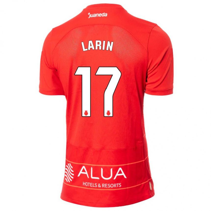 Vaikiškas Cyle Larin #17 Raudona Namų Marškinėliai 2023/24 T-Shirt