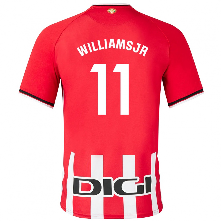 Vaikiškas Nico Williams #11 Raudona Namų Marškinėliai 2023/24 T-Shirt