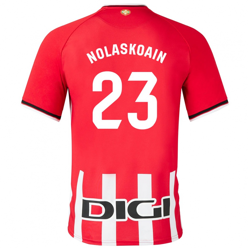 Vaikiškas Peru Nolaskoain #23 Raudona Namų Marškinėliai 2023/24 T-Shirt