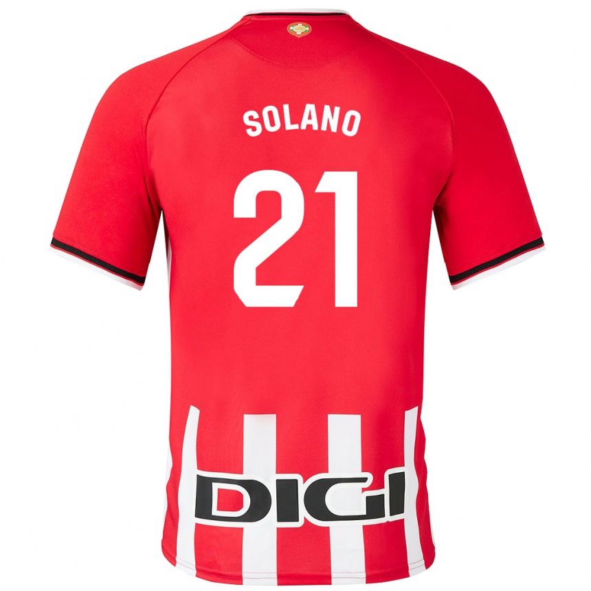 Vaikiškas Bibiane Schulze-Solano #21 Raudona Namų Marškinėliai 2023/24 T-Shirt